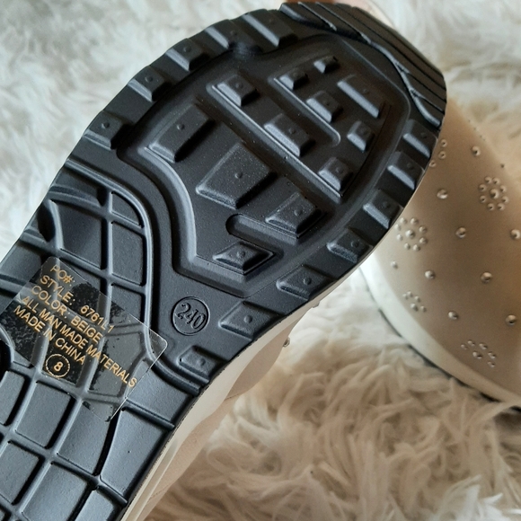 Beige Slip On Sneakers - Picture 3 of 9